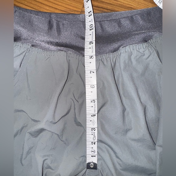 Zumba Gray Neon Green Dance Pants Large Zip Pocket Joggers Athleisure - Picture 7 of 10